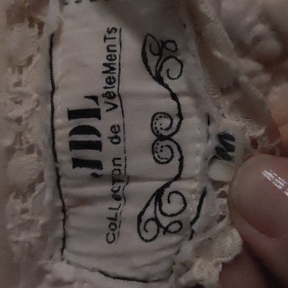 JDL Coat Duster Mottled Pink Velvet Medium Button Front Floral Crewel Work Back - Picture 11 of 15